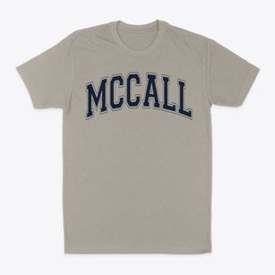 Mccall Senior High School Varsity Arch Classic Dad T-Shirt