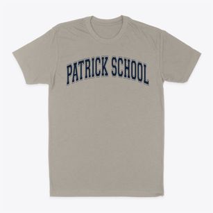 The Patrick School Varsity Arch Classic Dad T-Shirt
