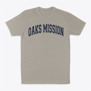 Oaks Mission Elementary School Varsity Arch Classic Dad T-Shirt
