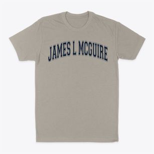James L Mcguire School Varsity Arch Classic Dad T-Shirt