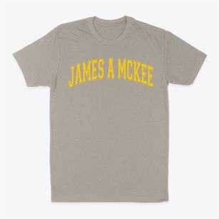 James A Mckee Elementary School Varsity Arch Classic Dad T-Shirt
