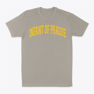 Infant Of Prague Parish Varsity Arch Classic Dad T-Shirt