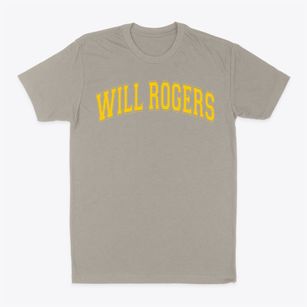 Will Rogers Elementary School Varsity Arch Classic Dad T-Shirt