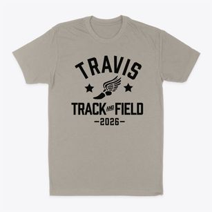 Travis Middle School Track and Field Classic Dad T-Shirt