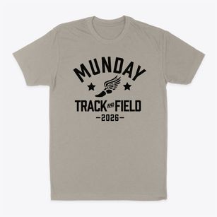 Munday High School Track and Field Classic Dad T-Shirt