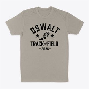 Oswalt Elementary School Track and Field Classic Dad T-Shirt