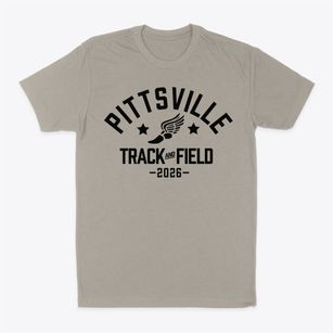 Pittsville Elementary School Track and Field Classic Dad T-Shirt