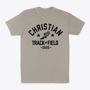 Christian High School Track and Field Classic Dad T-Shirt