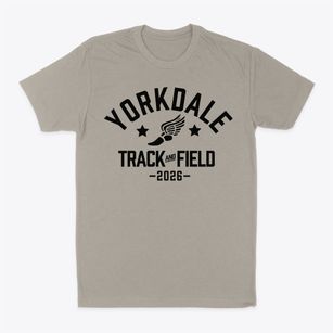 Yorkdale Elementary School Track and Field Classic Dad T-Shirt