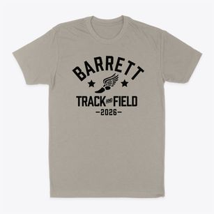 Barrett Elementary School Track and Field Classic Dad T-Shirt