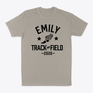 Emily Ticasuk Brown Elementary School Track and Field Classic Dad T-Shirt