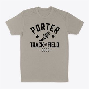 Porter Elementary School Track and Field Classic Dad T-Shirt