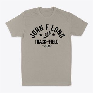 John F Long Elementary School Track and Field Classic Dad T-Shirt