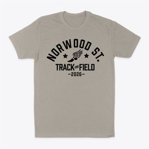 Norwood St. Track and Field Classic Dad T-Shirt
