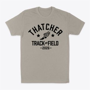 Thatcher High School Track and Field Classic Dad T-Shirt