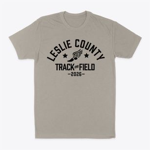 Leslie County High School Track and Field Classic Dad T-Shirt