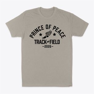 Prince Of Peace Lutheran School Track and Field Classic Dad T-Shirt