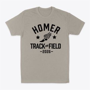 Homer High School Track and Field Classic Dad T-Shirt