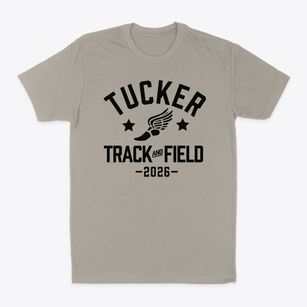Tucker Memorial Elementary School Track and Field Classic Dad T-Shirt
