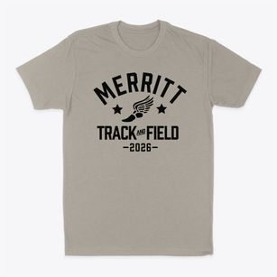 Merritt Academy Track and Field Classic Dad T-Shirt
