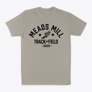 Meads Mill Middle School Track and Field Classic Dad T-Shirt