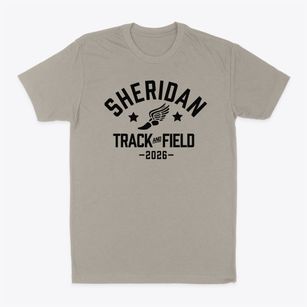 Sheridan Global Arts & Communications Track and Field Classic Dad T-Shirt
