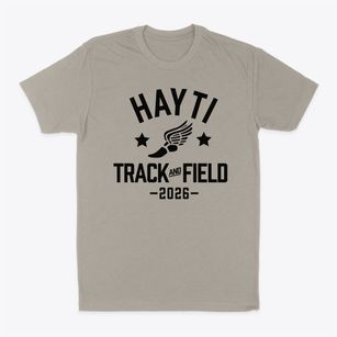 Hayti Upper Elementary School Track and Field Classic Dad T-Shirt