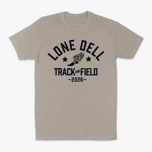 Lone Dell Elementary School Track and Field Classic Dad T-Shirt