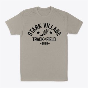 Stark Village Elementary School Track and Field Classic Dad T-Shirt