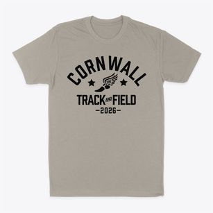 Cornwall Central Middle School Track and Field Classic Dad T-Shirt