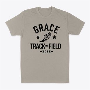Grace Bible Christian School Track and Field Classic Dad T-Shirt