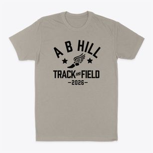 A B Hill Elementary School Track and Field Classic Dad T-Shirt