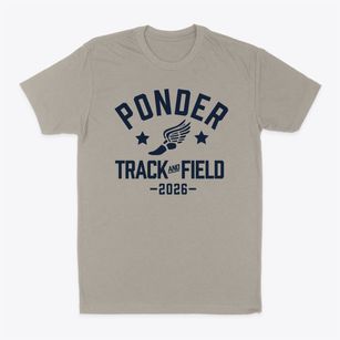 Ponder High School Track and Field Classic Dad T-Shirt
