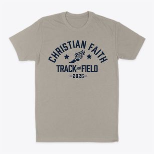 Christian Faith Academy Track and Field Classic Dad T-Shirt
