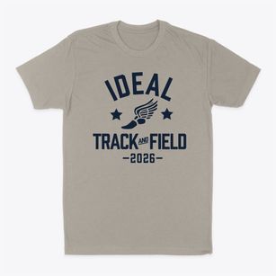 Ideal Charter School Track and Field Classic Dad T-Shirt