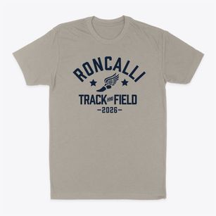 Roncalli High School Track and Field Classic Dad T-Shirt