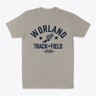 Worland High School Track and Field Classic Dad T-Shirt