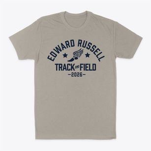 Edward Russell Elementary School Track and Field Classic Dad T-Shirt