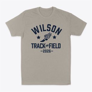 Wilson Elementary School Track and Field Classic Dad T-Shirt