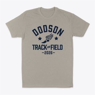 Dodson Middle School Track and Field Classic Dad T-Shirt