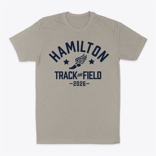 Hamilton High School Track and Field Classic Dad T-Shirt