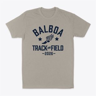 Balboa Middle School Track and Field Classic Dad T-Shirt