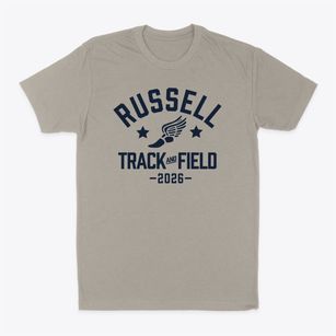 Russell Elementary School Track and Field Classic Dad T-Shirt
