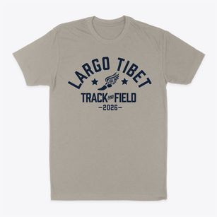 Largo Tibet Elementary School Track and Field Classic Dad T-Shirt