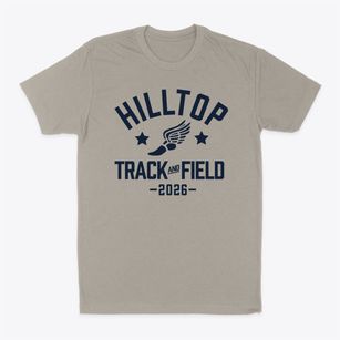 Hilltop Elementary School Track and Field Classic Dad T-Shirt