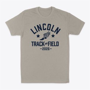 Lincoln Elementary School Track and Field Classic Dad T-Shirt