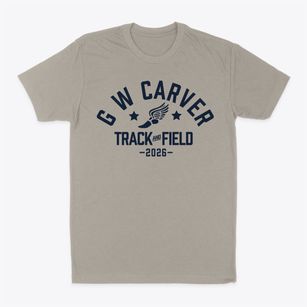 G W Carver Elementary School Track and Field Classic Dad T-Shirt