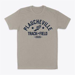 Plaucheville Elementary School Track and Field Classic Dad T-Shirt