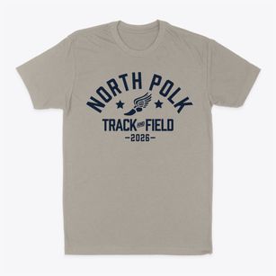 North Polk Elementary School Track and Field Classic Dad T-Shirt