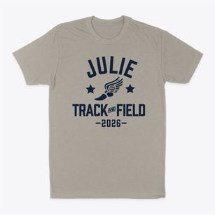 Julie Country Day School Track and Field Classic Dad T-Shirt